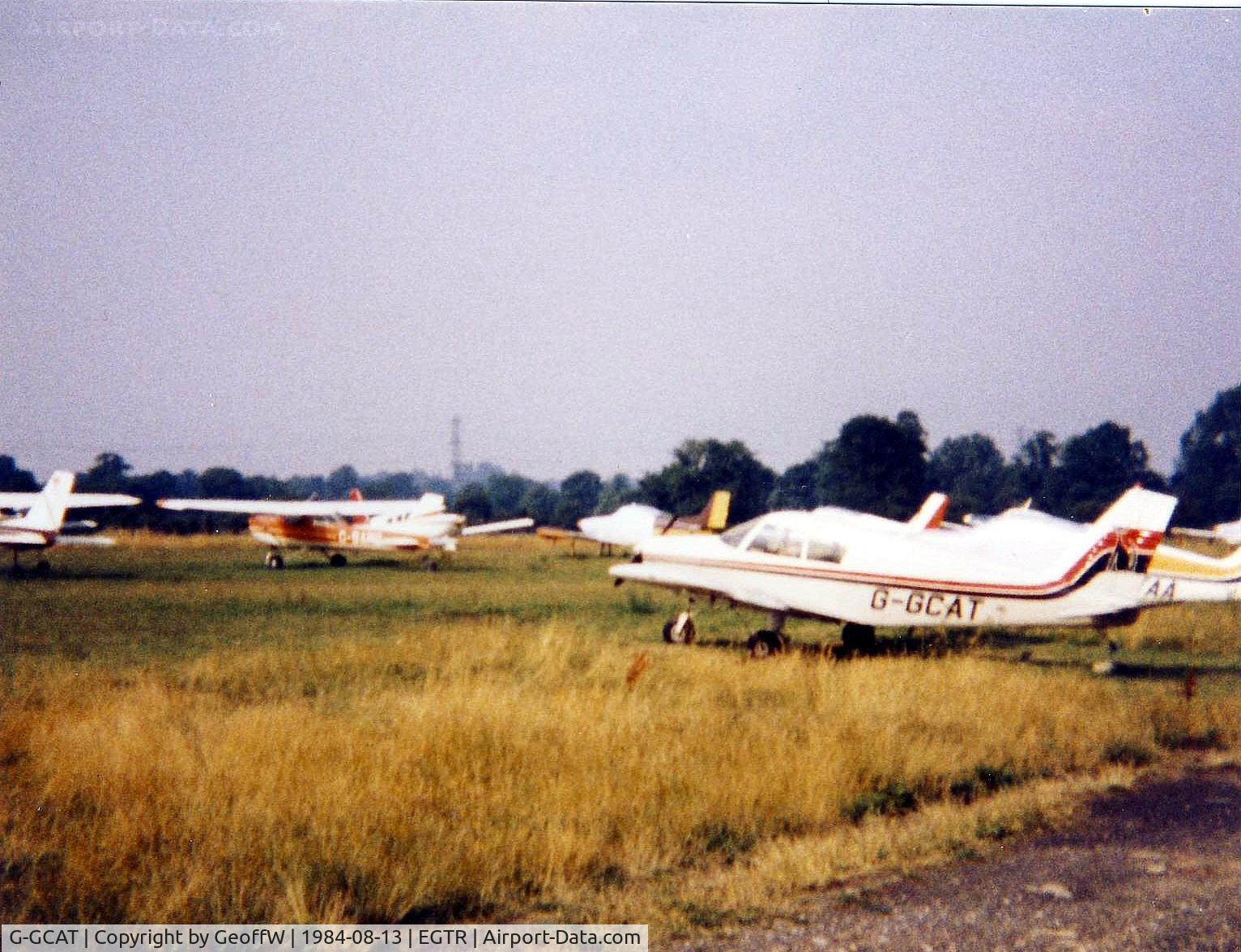 G-GCAT, 1969 Piper PA-28-140 Cherokee C/N 28-26032, G-GCAT PA-28 Elstree August 1984