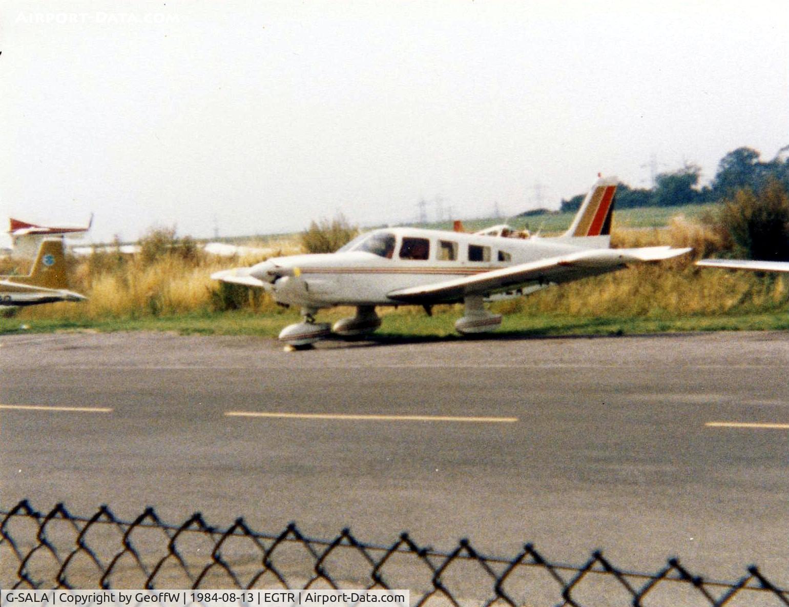 G-SALA, 1979 Piper PA-32-300 Cherokee Six C/N 32-7940106, G-SALA PA-32 Cherokee 6 Elstree August 1984