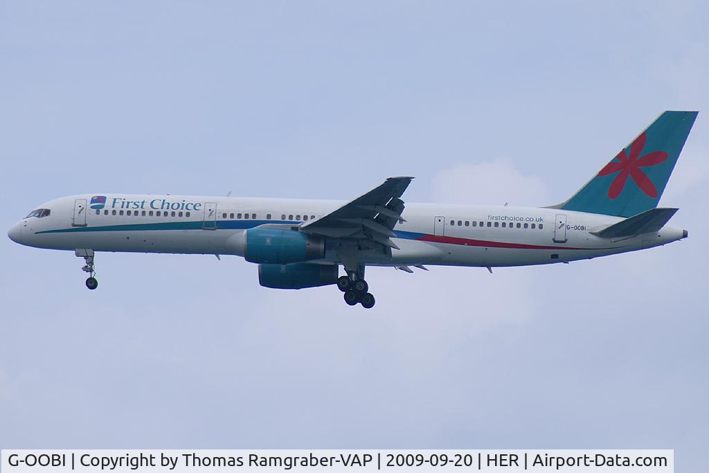 G-OOBI, 1993 Boeing 757-2B7 C/N 27146, First Choice Airways Boeing 757-200