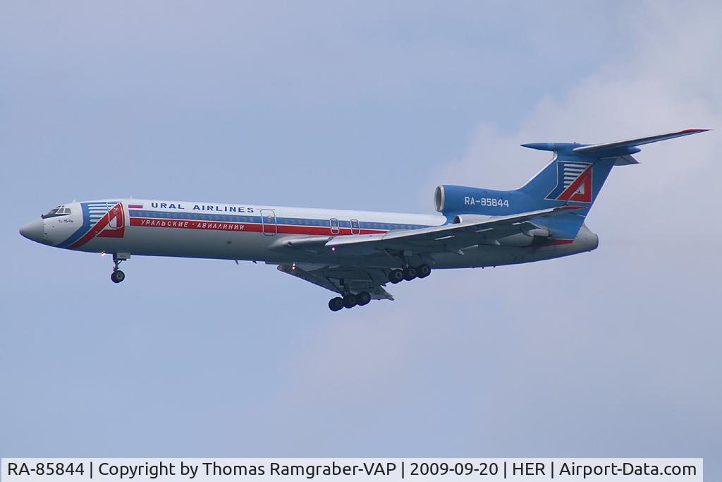 RA-85844, 1995 Tupolev Tu-154M C/N 95A992, Ural Airlines Tupolev 154