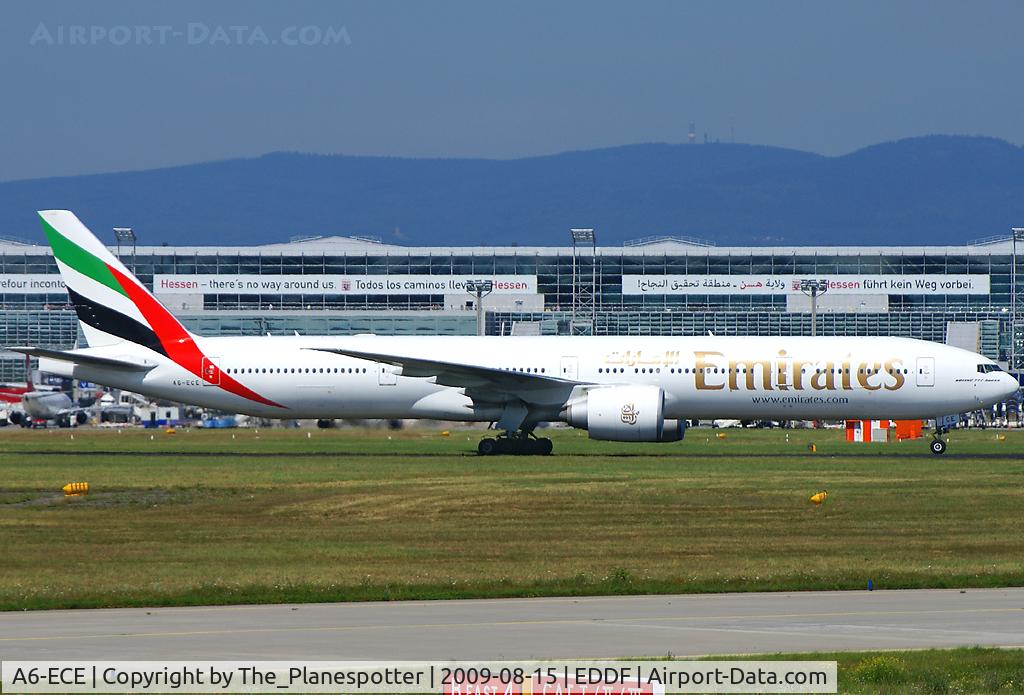 A6-ECE, 2007 Boeing 777-31H/ER C/N 35575, A Huge Aircraft.