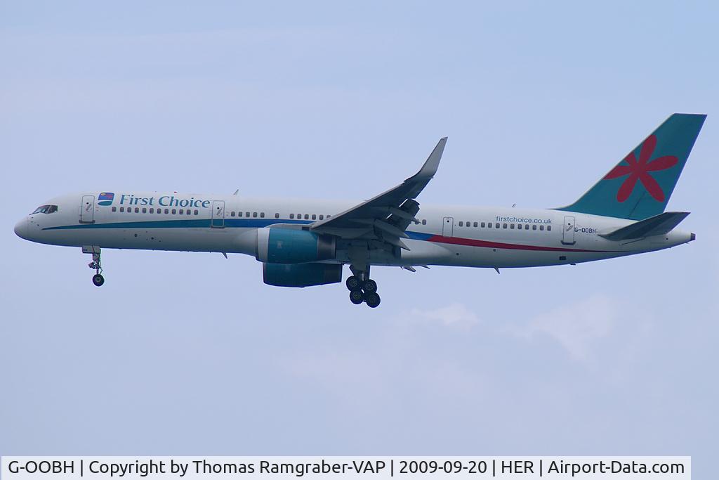G-OOBH, 1999 Boeing 757-236 C/N 29944, First Choice Airways Boeing 757-200