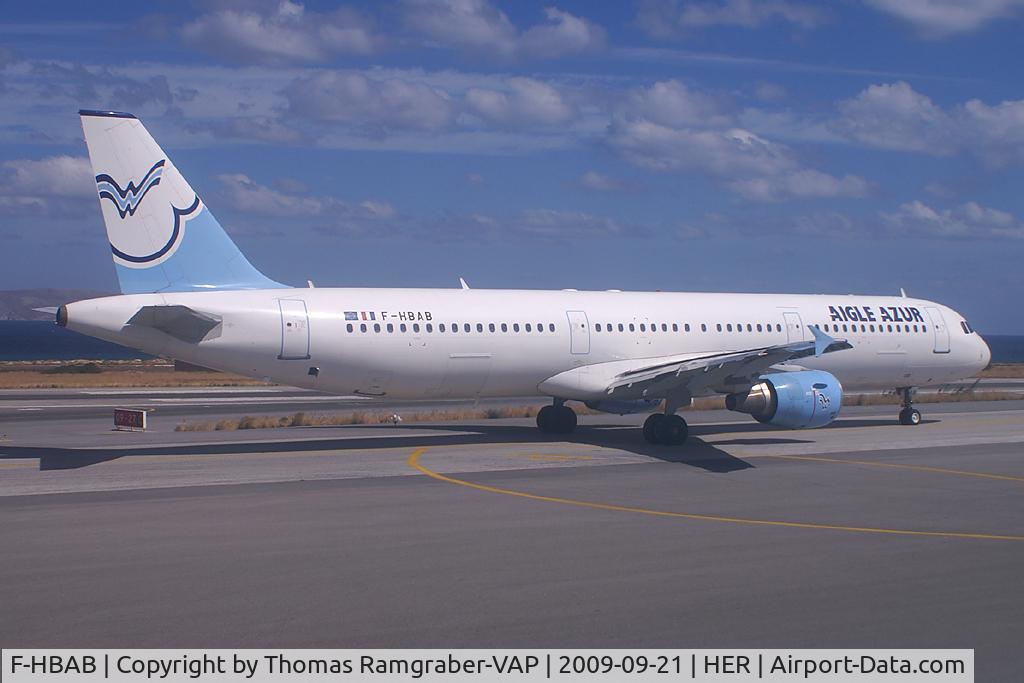 F-HBAB, 1998 Airbus A321-211 C/N 823, Aigle Azur Airbus A321