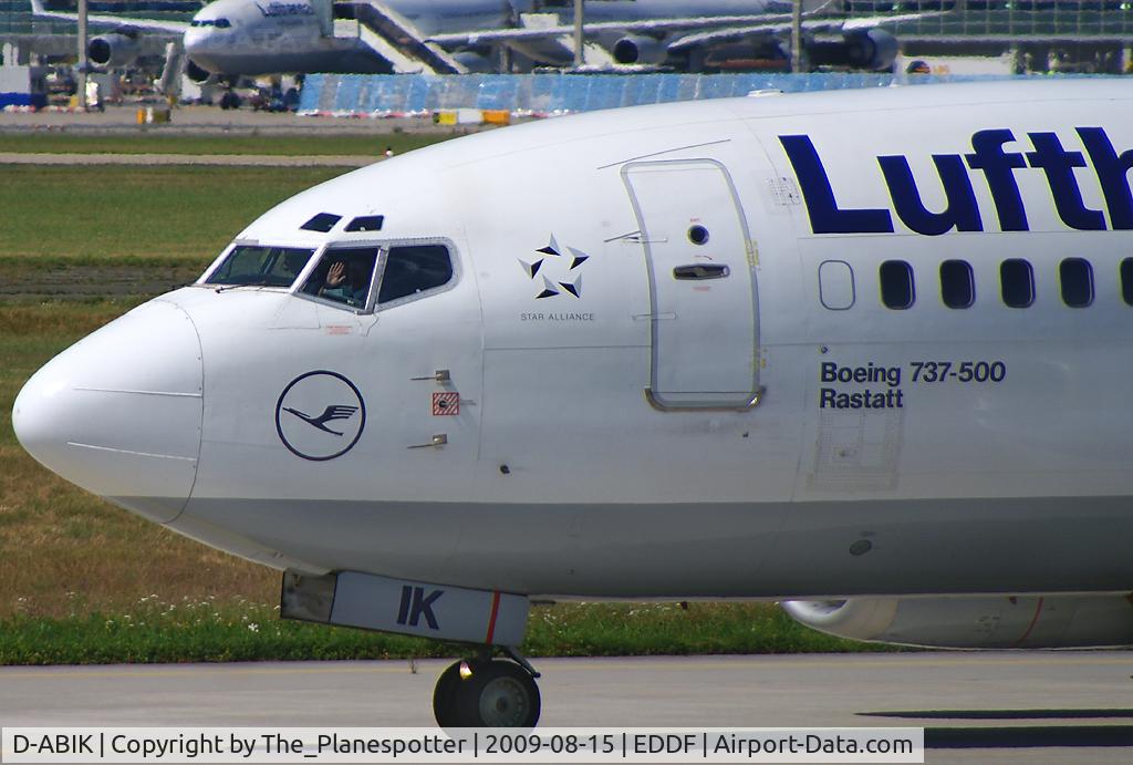 D-ABIK, 1991 Boeing 737-530 C/N 24823, It´s always Special when Pilots notice us at the other side of the Fence. Thx for waving Captain.