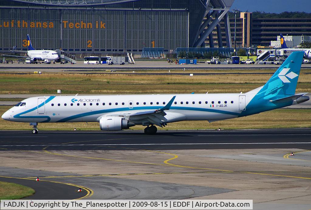 I-ADJK, 2009 Embraer 195LR (ERJ-190-200LR) C/N 19000245, Nice New Embraer Jet.