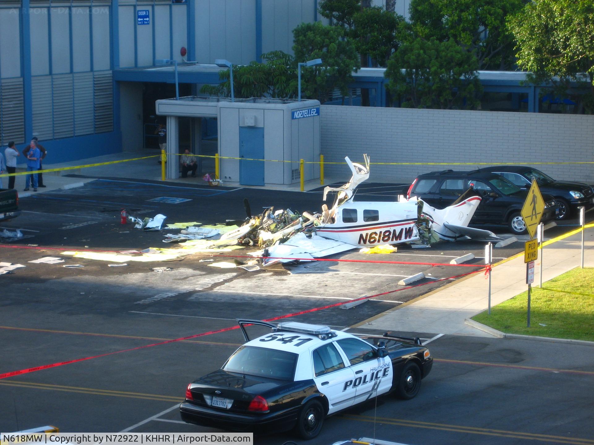 N618MW, 2005 Raytheon Aircraft Company G36 C/N E-3643, Crashed after takeoff