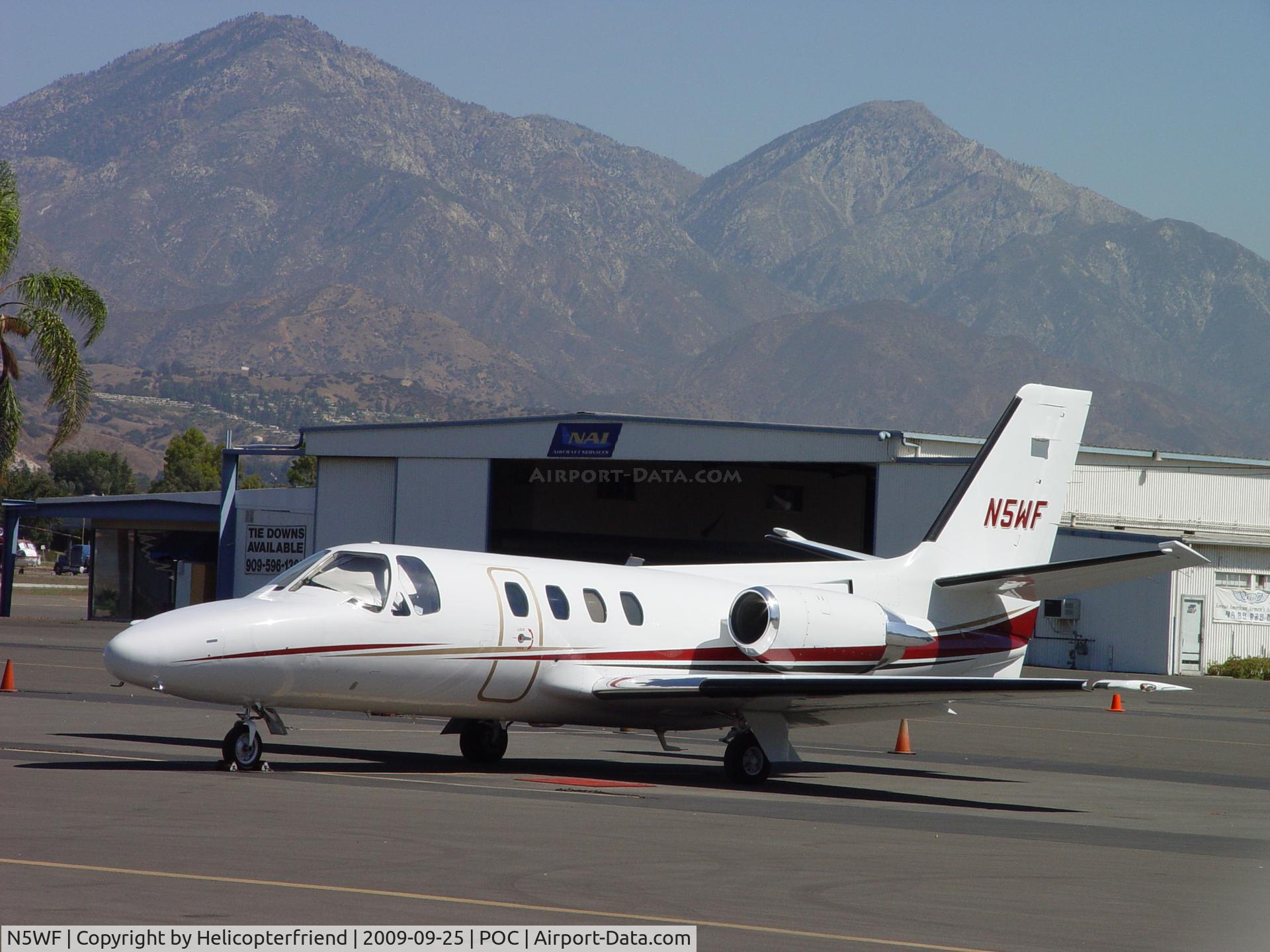 N5WF, 1978 Cessna 501 C/N 501-0082, Parked in Brackett Transient Parking