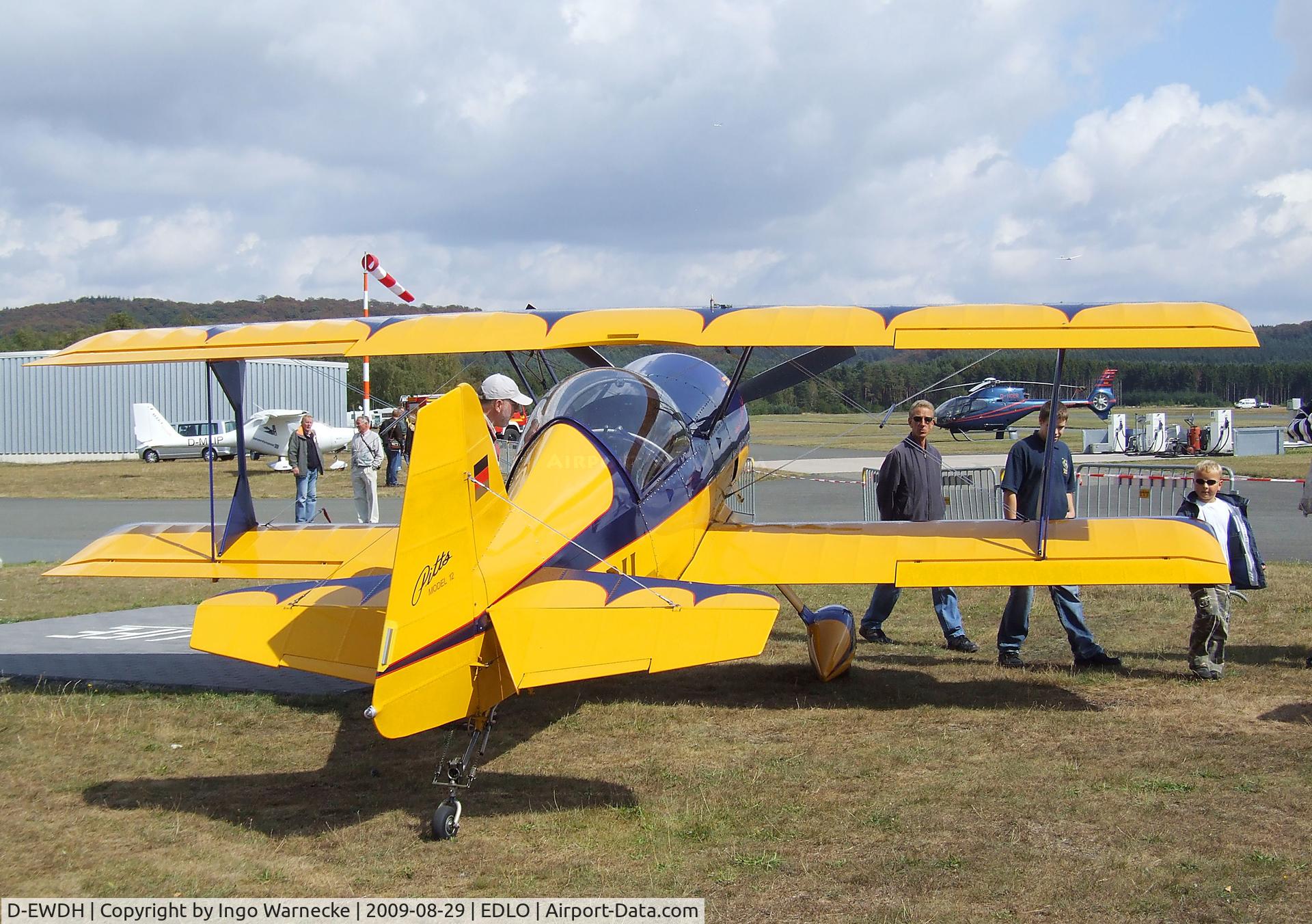 D-EWDH, Pitts Model 12 C/N 202, Pitts (Haag) Model 12 at the 2009 OUV-Meeting at Oerlinghausen airfield