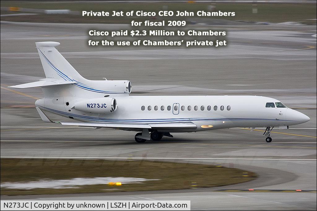 N273JC, 2007 Dassault Falcon 7X C/N 18, Cisco's John Chamber new jet
