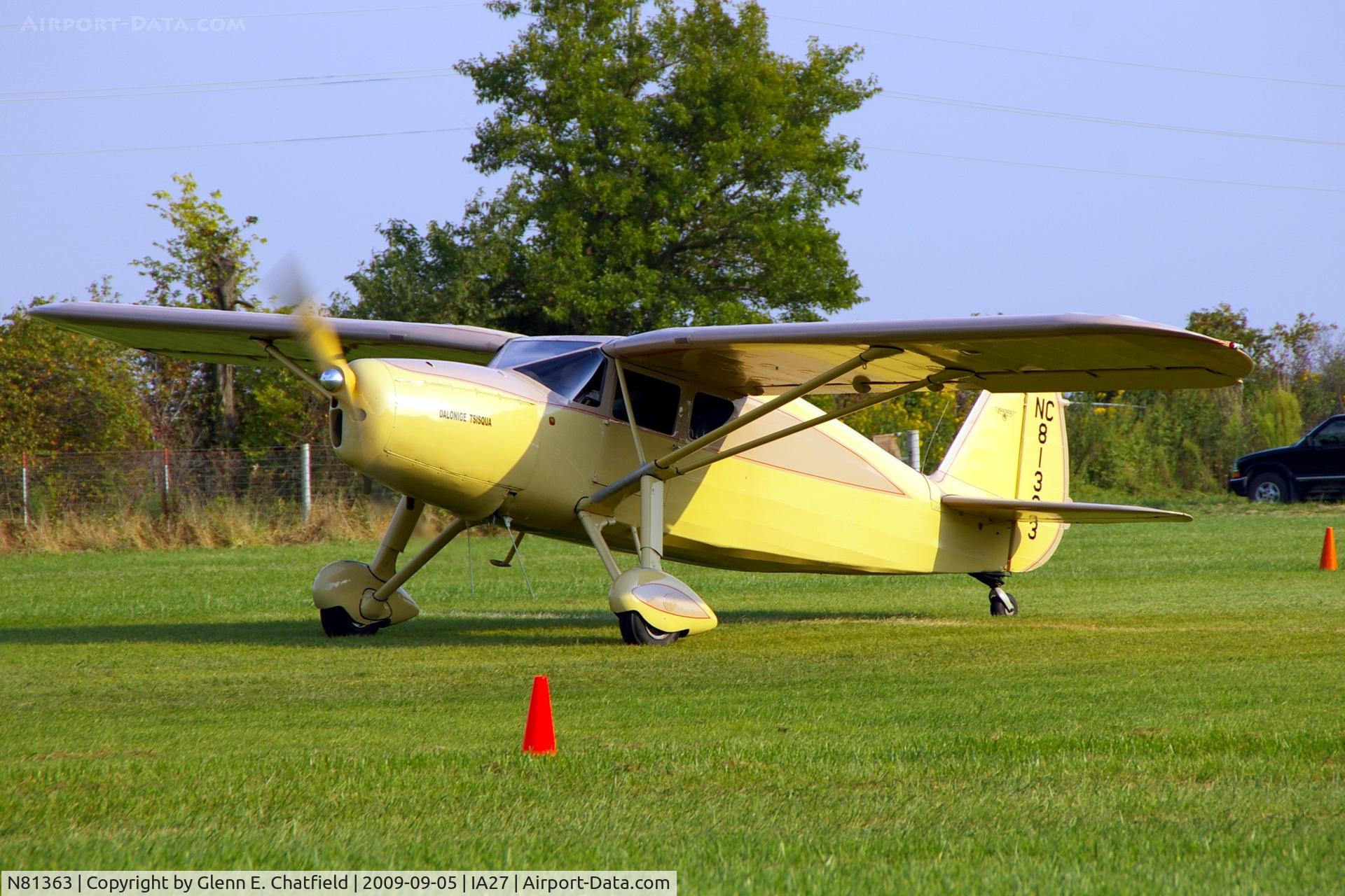 N81363, 1946 Fairchild 24R-46 C/N R46263, At the Antique Airplane Association Fly In