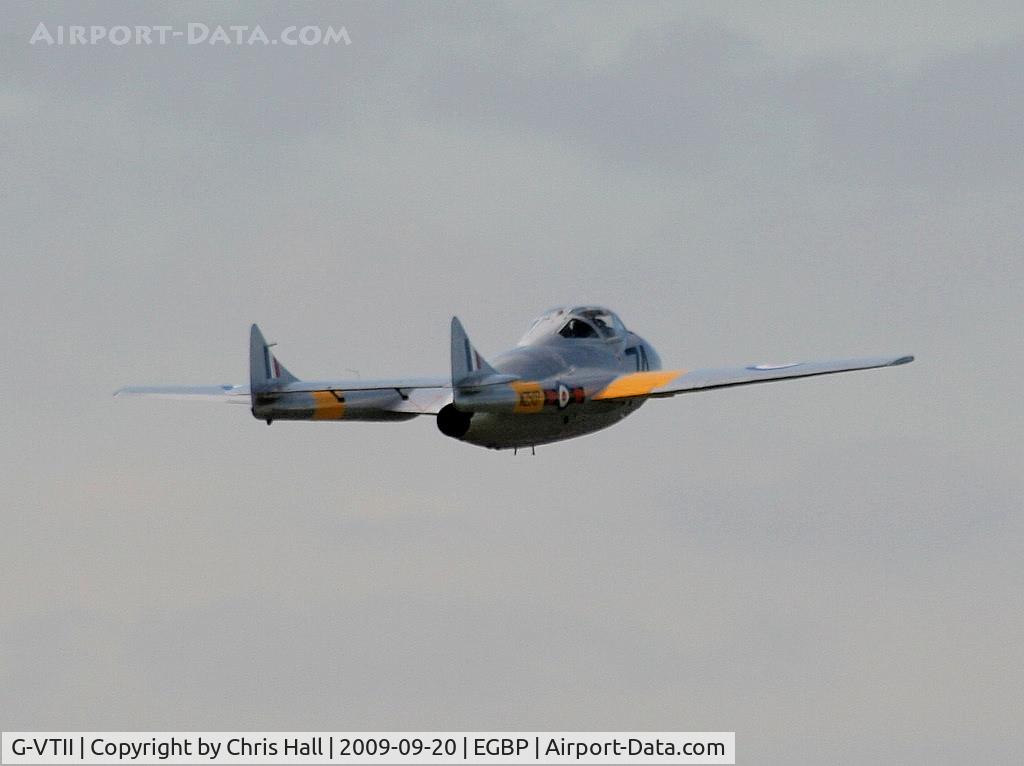 G-HELV, 1958 De Havilland (F+W Emmen) Vampire T.55 (DH-115) C/N 975, Vampire Preservation Group