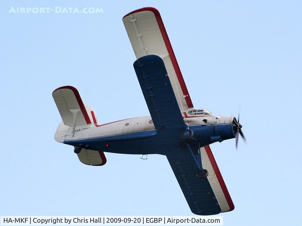 HA-MKF, 1985 Antonov An-2TP C/N 1G233-43, Displaying at the Kemble Battle of Britain weekend
