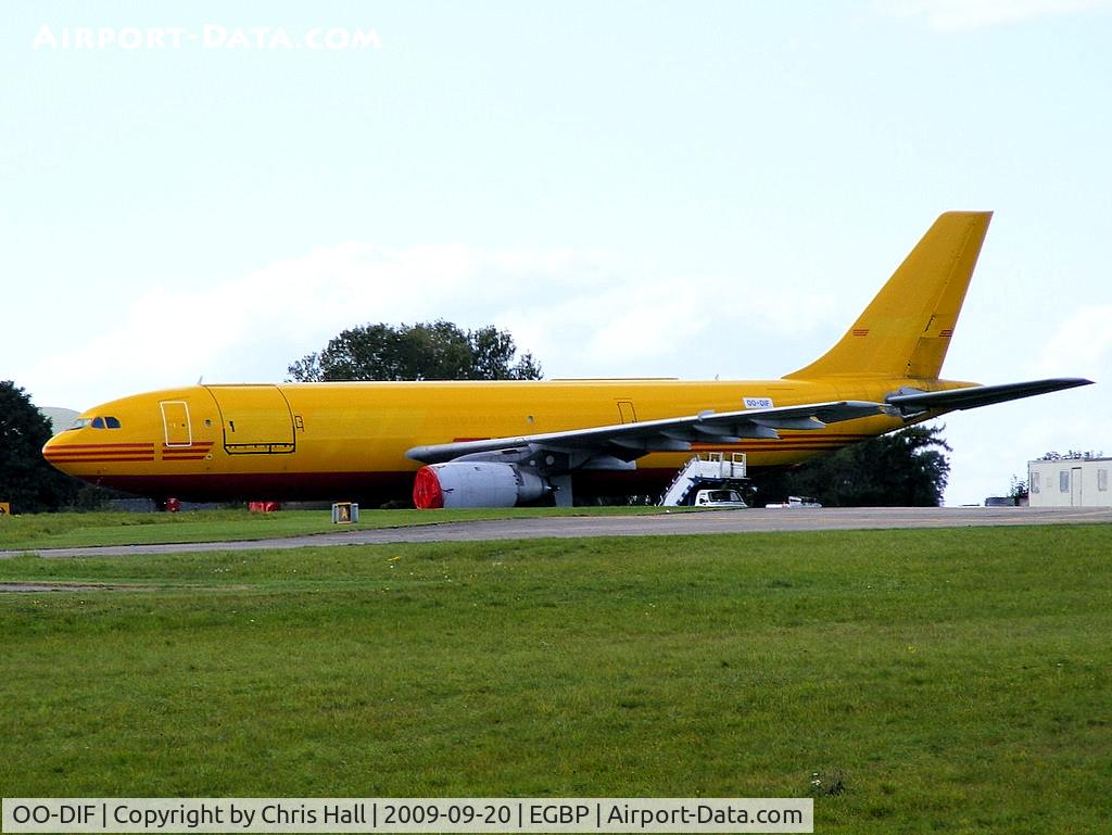 OO-DIF, 1981 Airbus A300B4-103(F) C/N 0148, ex European Air Transport / DHL, now with ASI at Kemble waiting to be scrapped