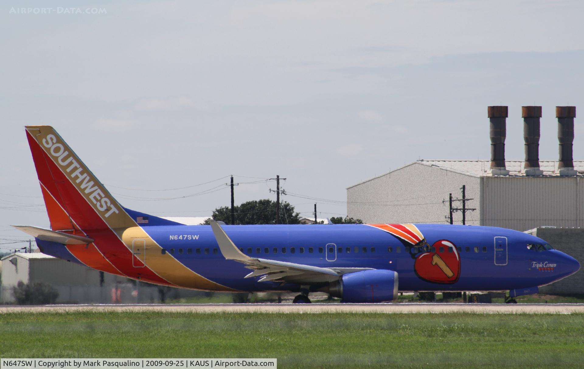 N647SW, 1997 Boeing 737-3H4 C/N 27717, Boeing 737-300
