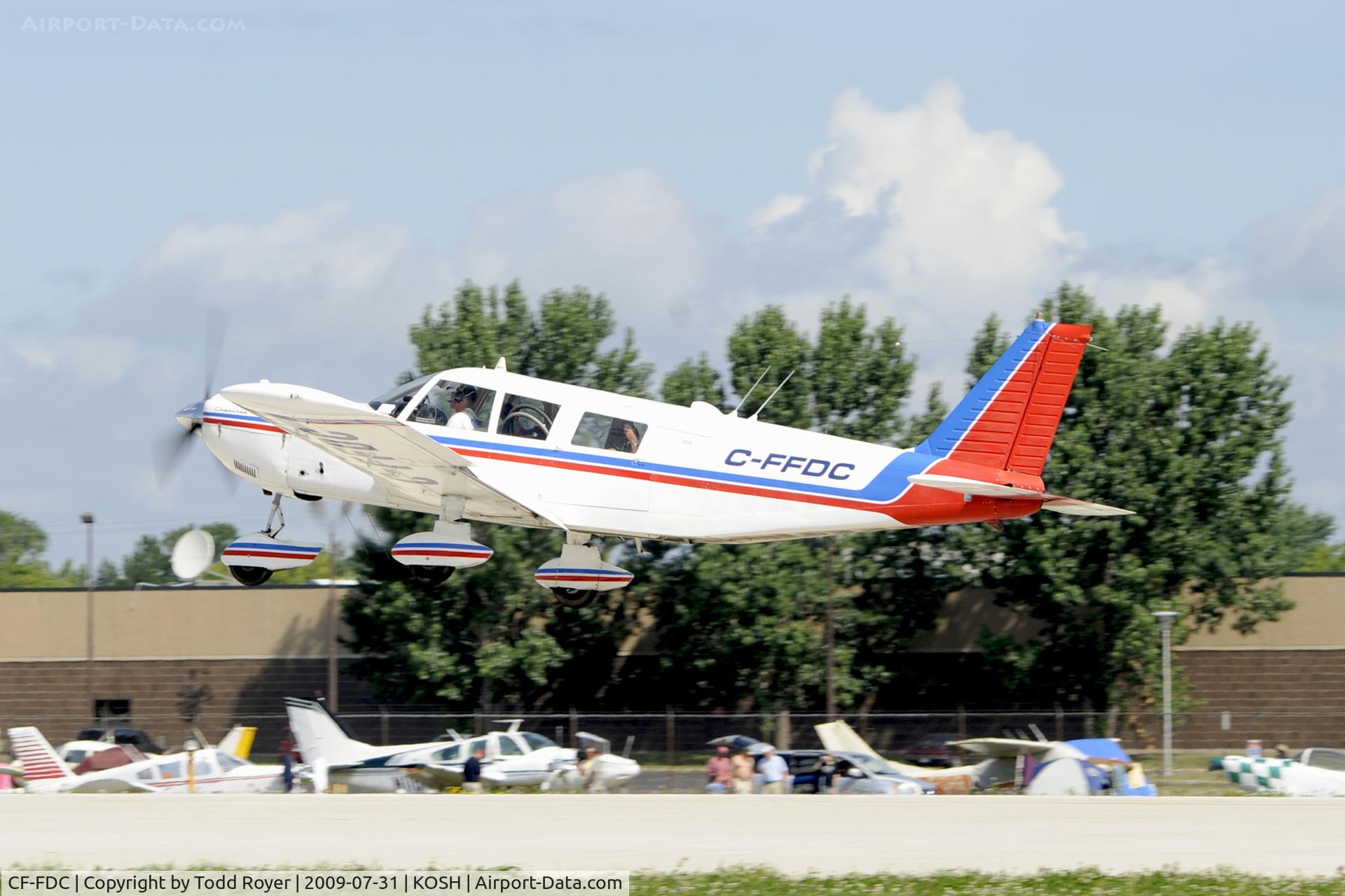 CF-FDC, 1966 Piper PA-32-300 Cherokee Six Cherokee Six C/N 32-40377, Departing OSH on 27