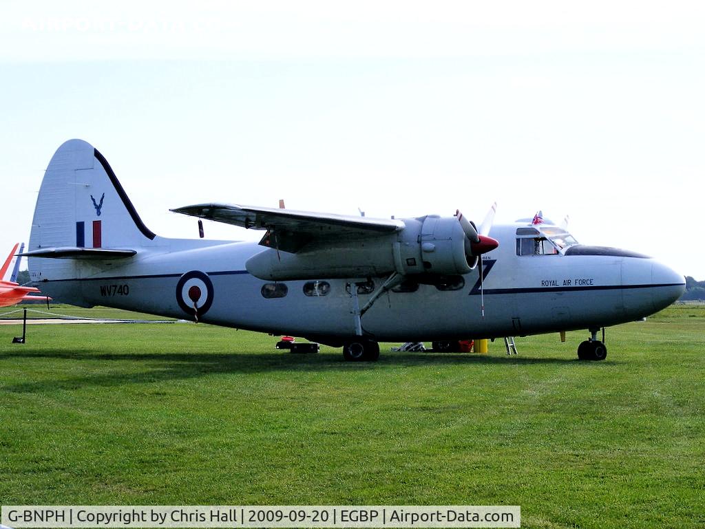 G-BNPH, 1955 Hunting Percival P-66 Pembroke C1 C/N PAC/66/027, wearing is former RAF id WV740
