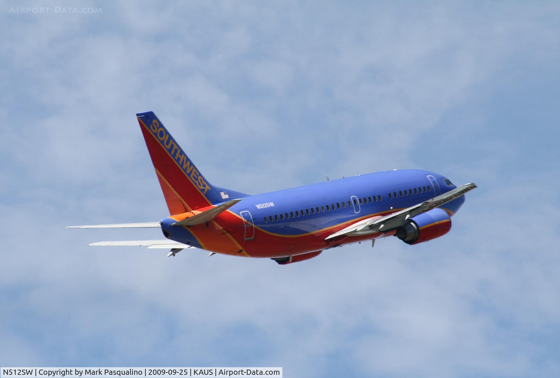 N512SW, 1991 Boeing 737-5H4 C/N 24189, Boeing 737-500