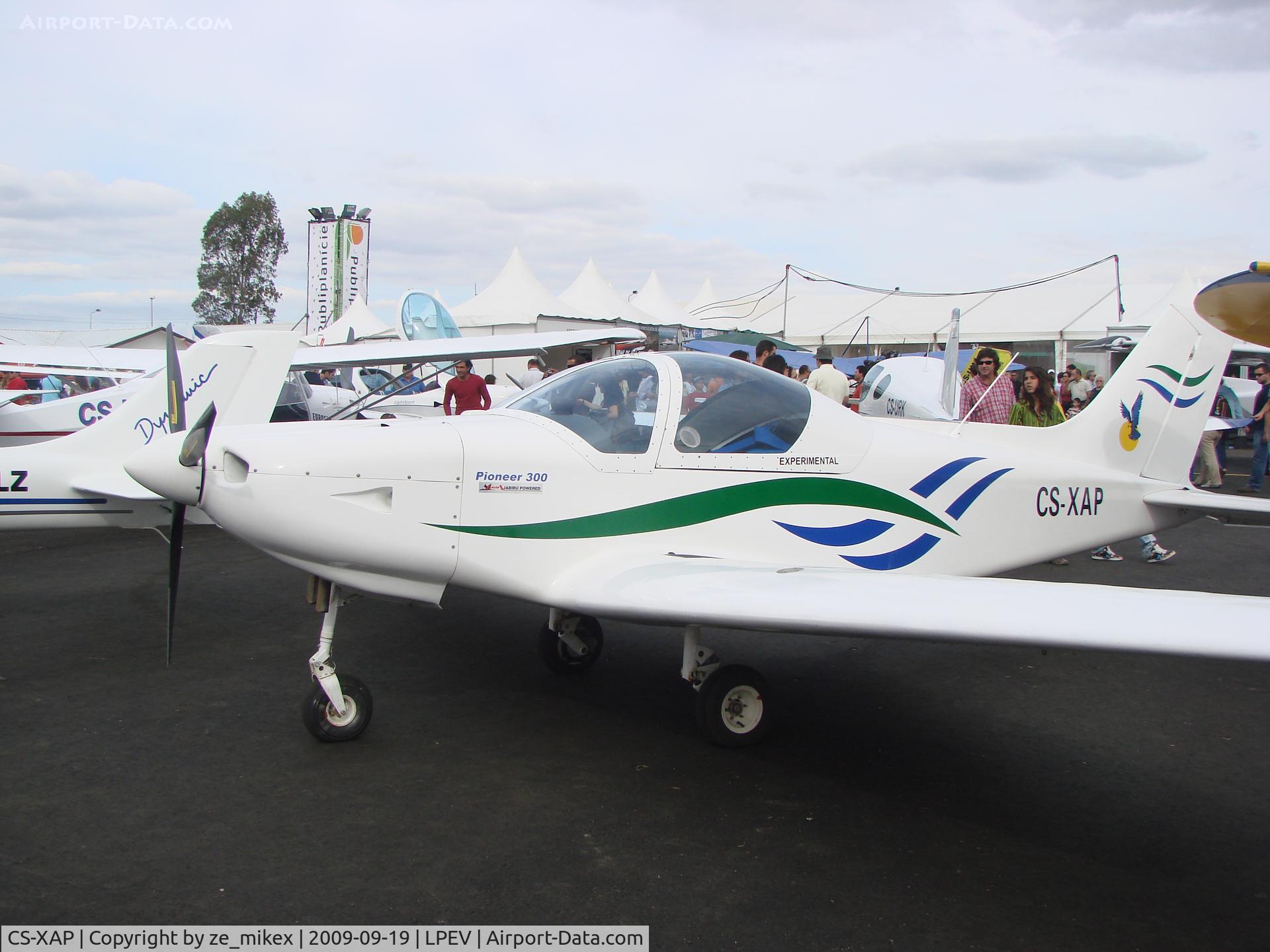 CS-XAP, 2004 Alpi Aviation Pioneer 300S C/N 28, Pioneer 300 parked at a estatic  demonstration , Portugal airshow 09