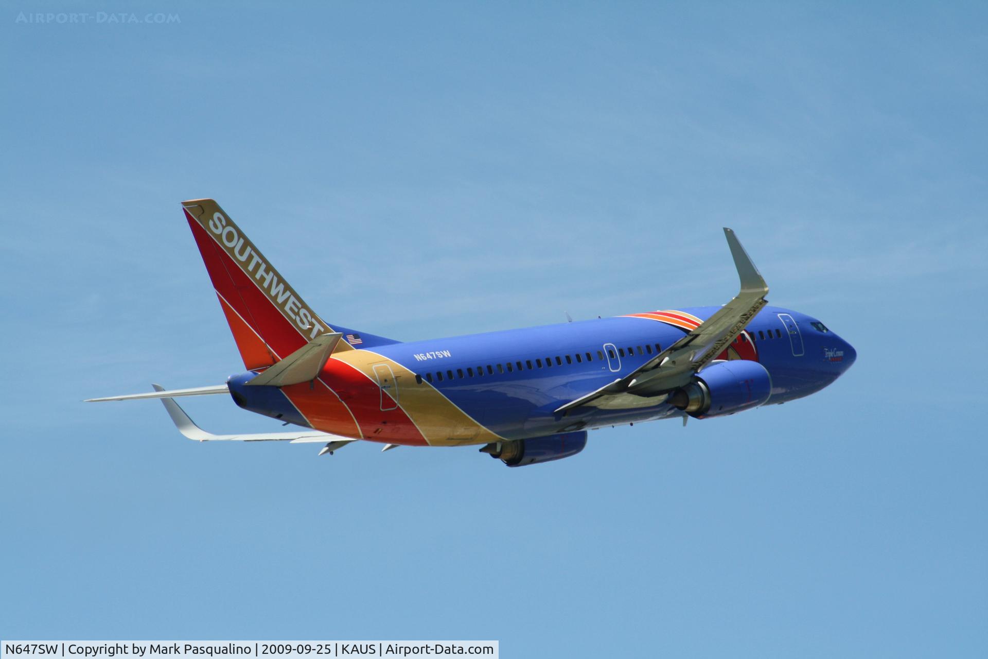 N647SW, 1997 Boeing 737-3H4 C/N 27717, Boeing 737-300