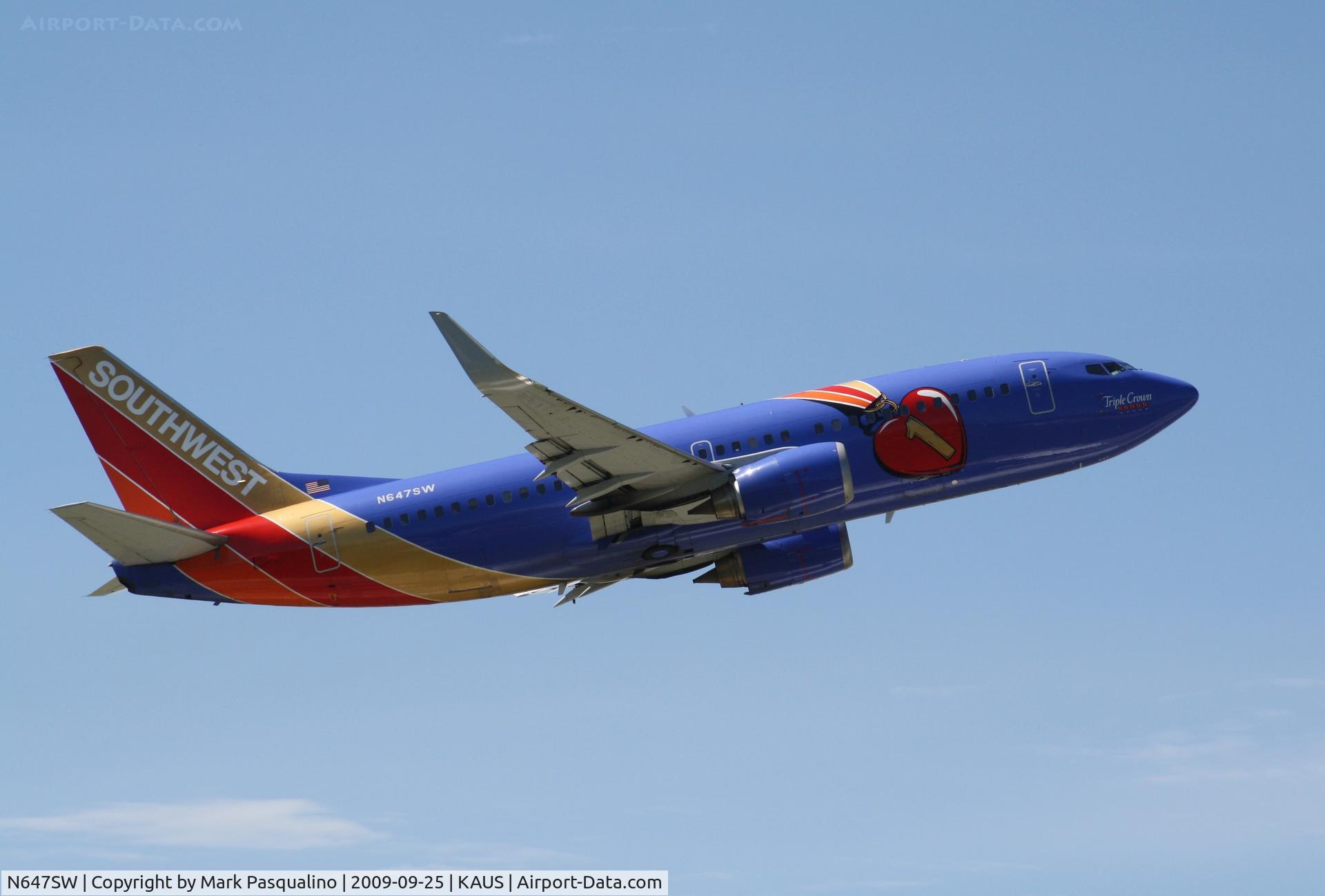 N647SW, 1997 Boeing 737-3H4 C/N 27717, Boeing 737-300