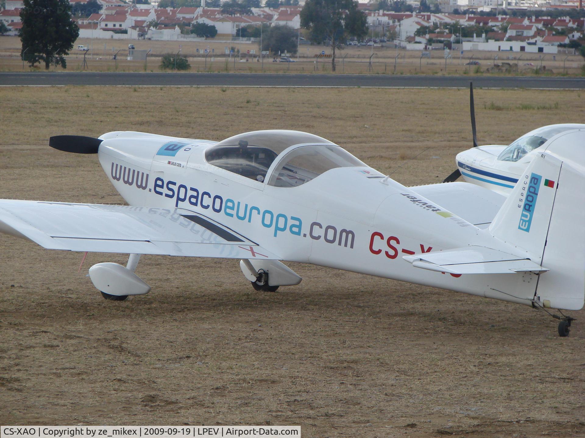 CS-XAO, Vans RV-6 C/N 25362, A experimental Rans V6