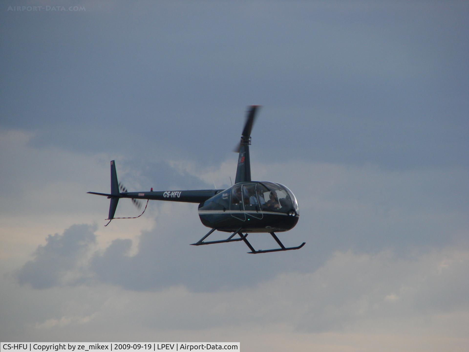 CS-HFU, 2006 Robinson R44 Raven II C/N 11261, a r-44 taking off at PAS 09