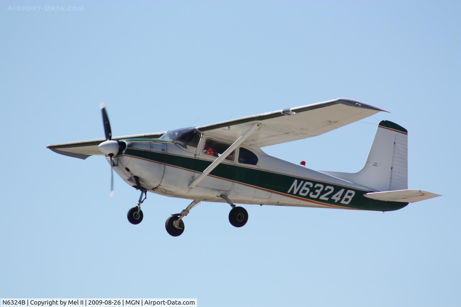 N6324B, 1957 Cessna 182A Skylane C/N 34224, Departing RWY 10