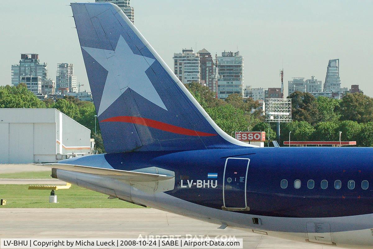 LV-BHU, 2001 Airbus A320-233 C/N 1512, At Aeroparque (AEP)
