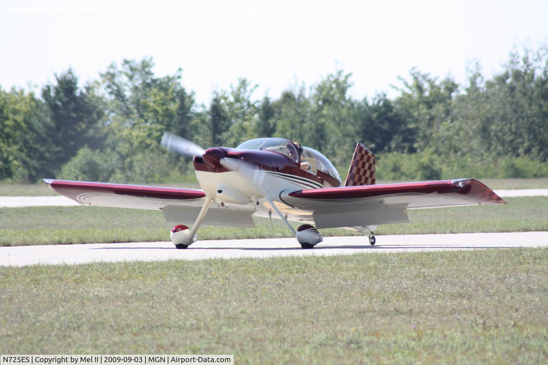 N725ES, 2003 Vans RV-6 C/N 25629, Taxi From Landing RWY 28