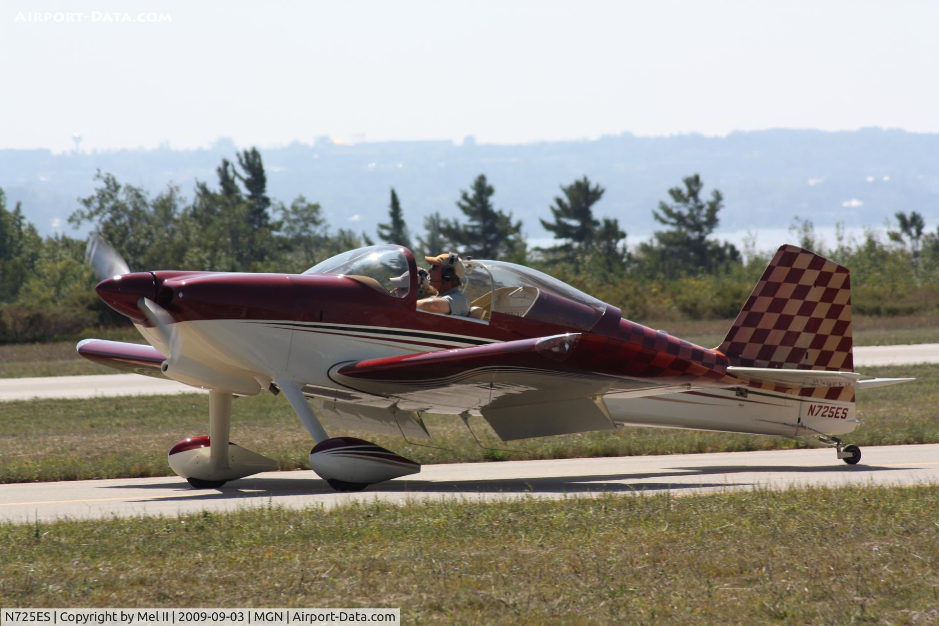 N725ES, 2003 Vans RV-6 C/N 25629, Taxi From Landing RWY 28