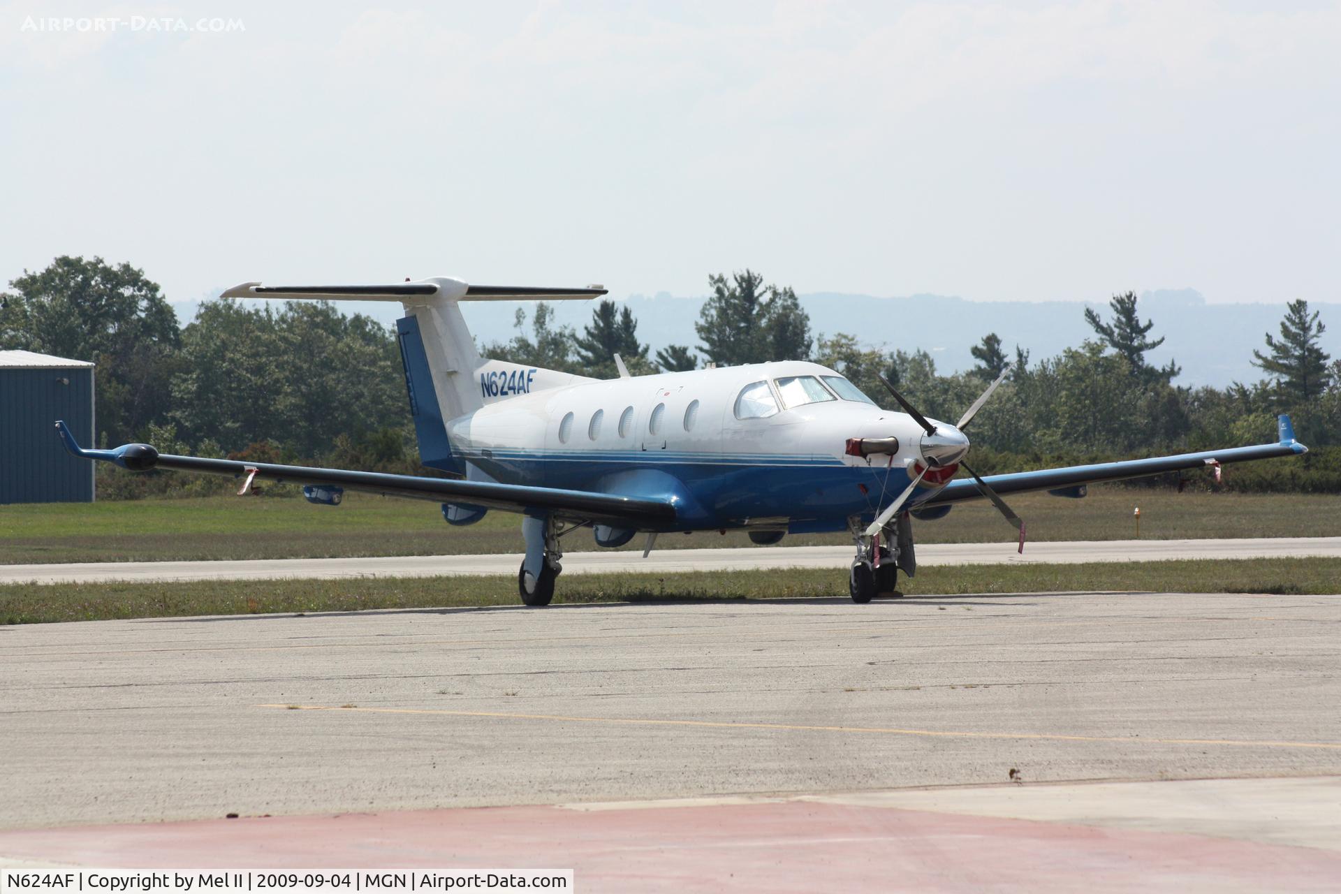 N624AF, 2005 Pilatus PC-12/45 C/N 624, Parked