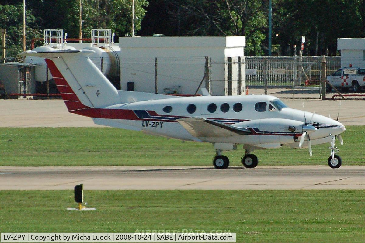 LV-ZPY, 1980 Beech F90 King Air King Air C/N LA-89, At Aeroparque (AEP)