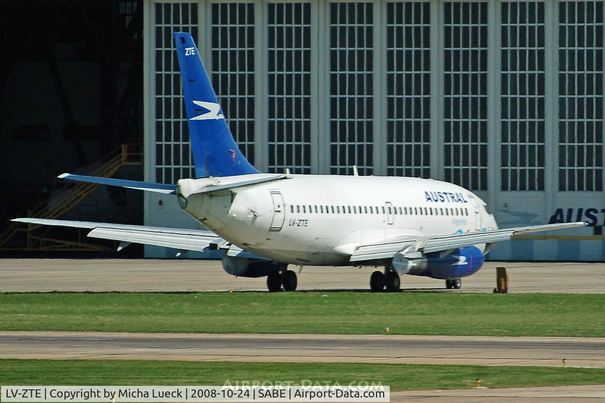 LV-ZTE, 1985 Boeing 737-228 C/N 23349, At Aeroparque (AEP)
