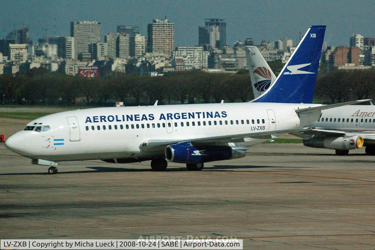 LV-ZXB, 1983 Boeing 737-228 C/N 23009, At Aeroparque (AEP)