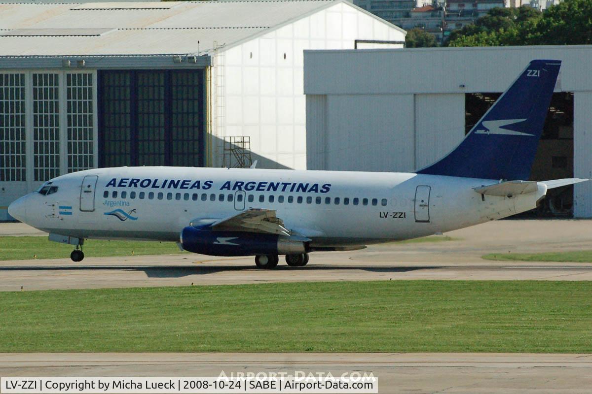 LV-ZZI, 1984 Boeing 737-236 C/N 23166, At Aeroparque (AEP)