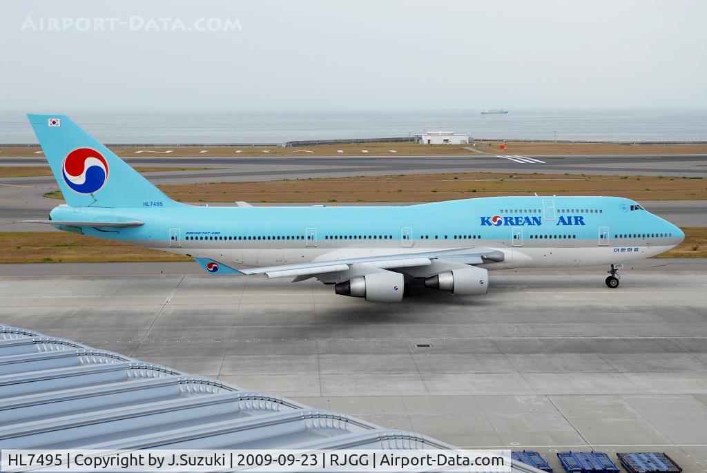 HL7495, Boeing 747-4B5 C/N 28096, Korean Air B747-400