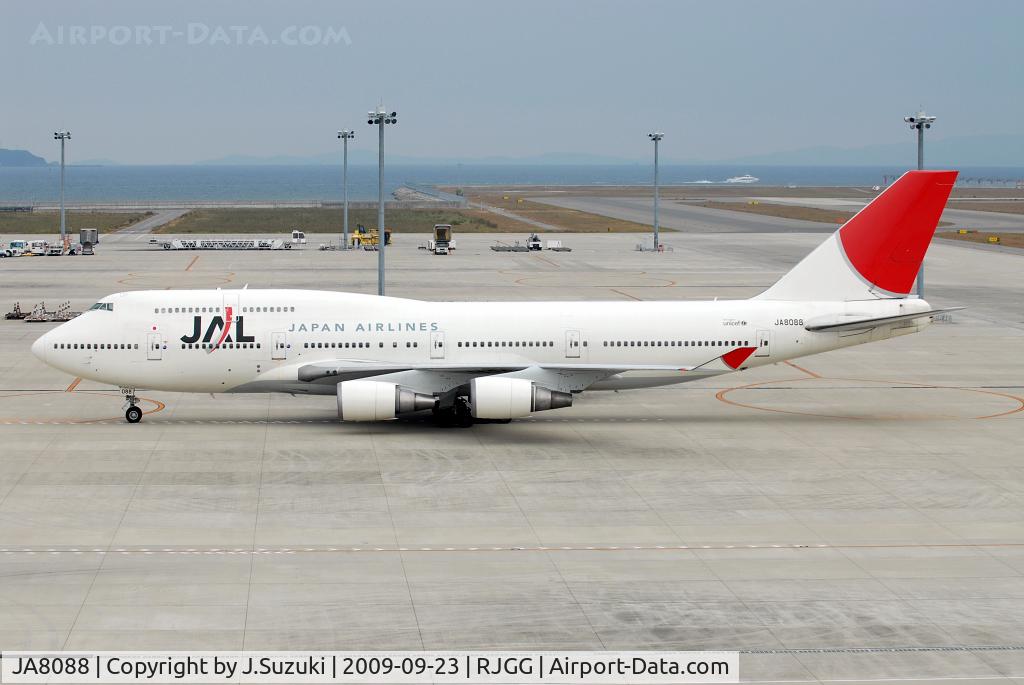JA8088, 1992 Boeing 747-446 C/N 26341, Japan Airlines B747-400