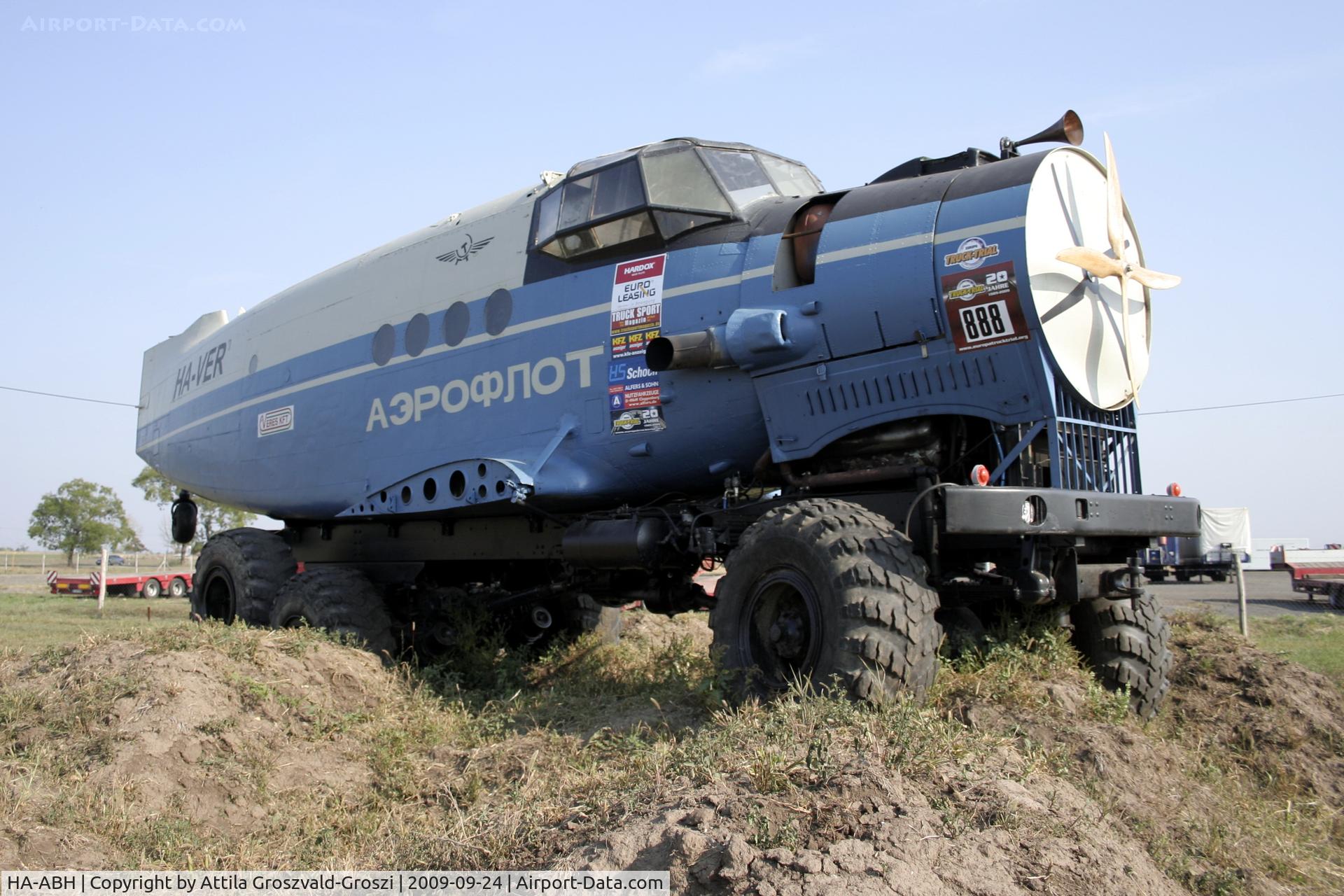 HA-ABH, 1963 PZL-Mielec An-2TP C/N 1G28-01, Cegléd, Hungary - Szovijet Kraz onto the chassis of a lorry and it was rebuilt with his engine. Truck-Trial attends competitions. The HA-VER a register, the proprietor originate from a firm's name.
