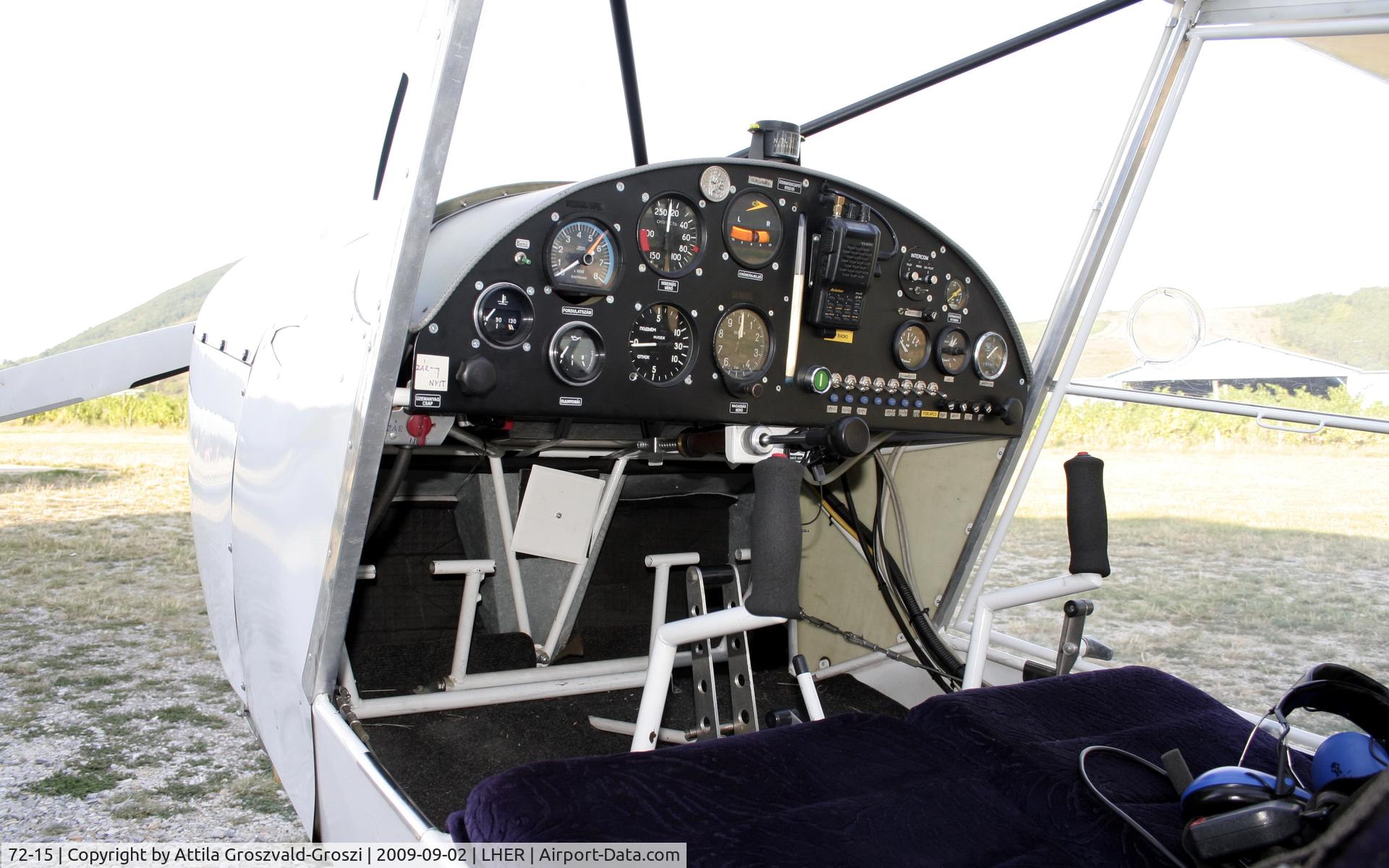 72-15, 2004 Apollo Fox C/N 270904, Eger Airfield - Cocpit