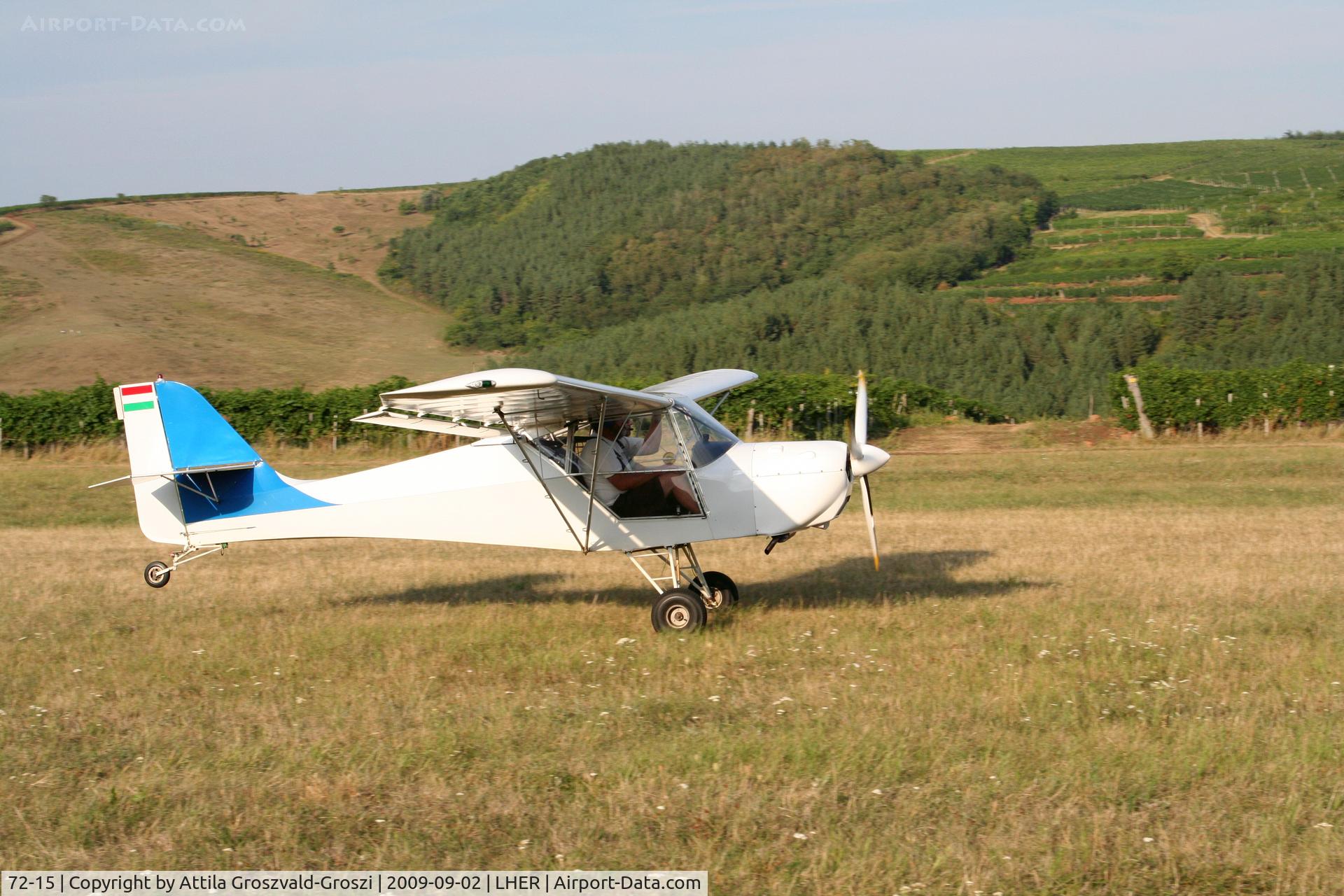 72-15, 2004 Apollo Fox C/N 270904, Eger Airfield - Take-off