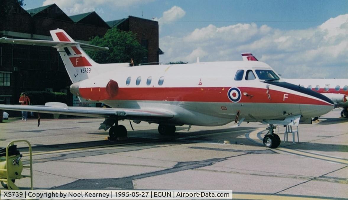 XS739, 1966 Hawker Siddeley HS.125 Dominie T.1 C/N 25081, Royal Air Force