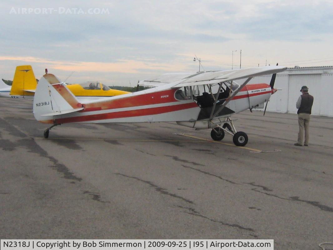 N2318J, 1979 Piper PA-18-150 Super Cub C/N 18-7909100, On the ramp at Kenton,  Ohio