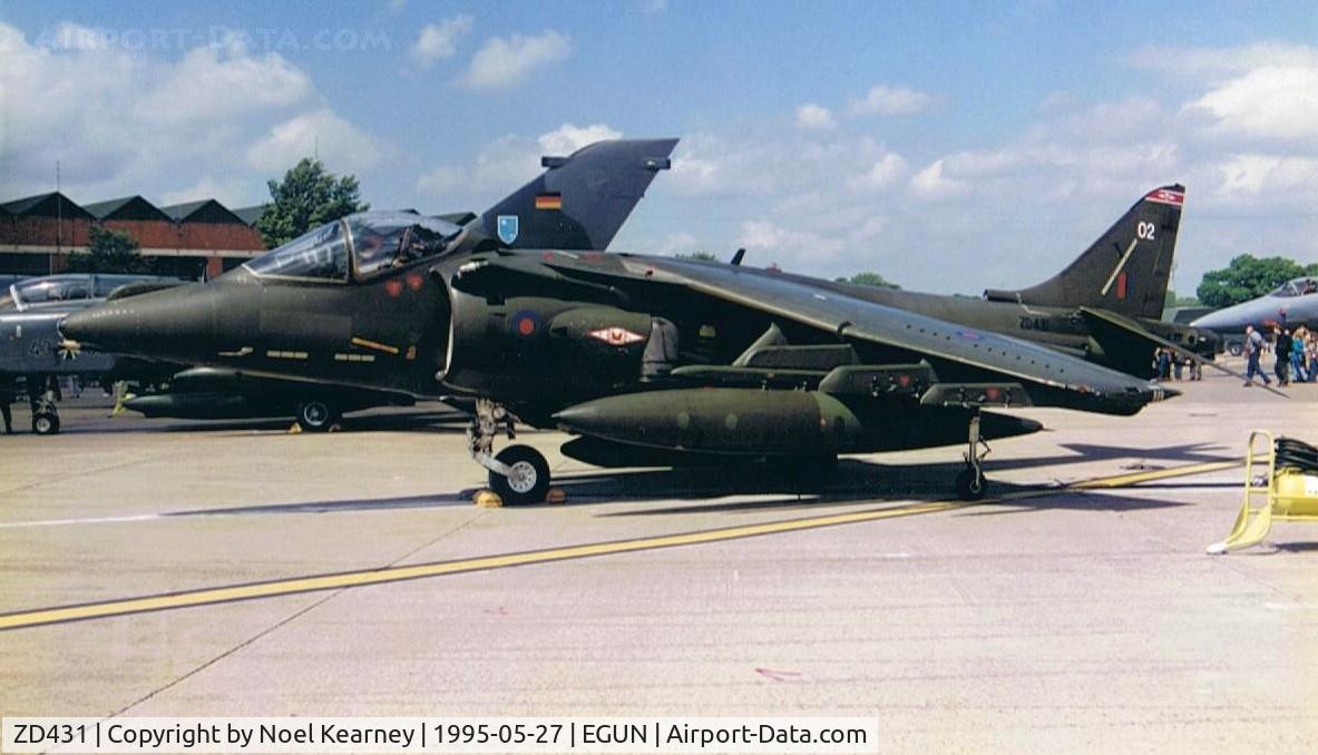 ZD431, British Aerospace Harrier GR.7 C/N P43, Royal Air Force