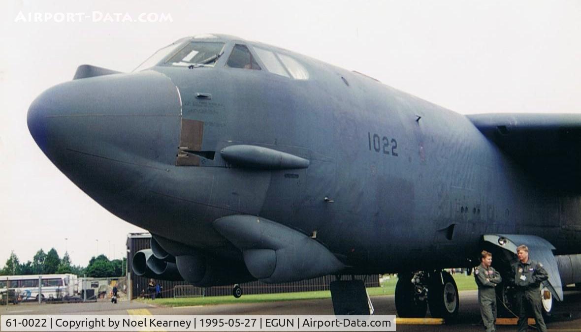 61-0022, 1961 Boeing B-52H Stratofortress C/N 464449, Boeing B.52H - U.S.A.F.