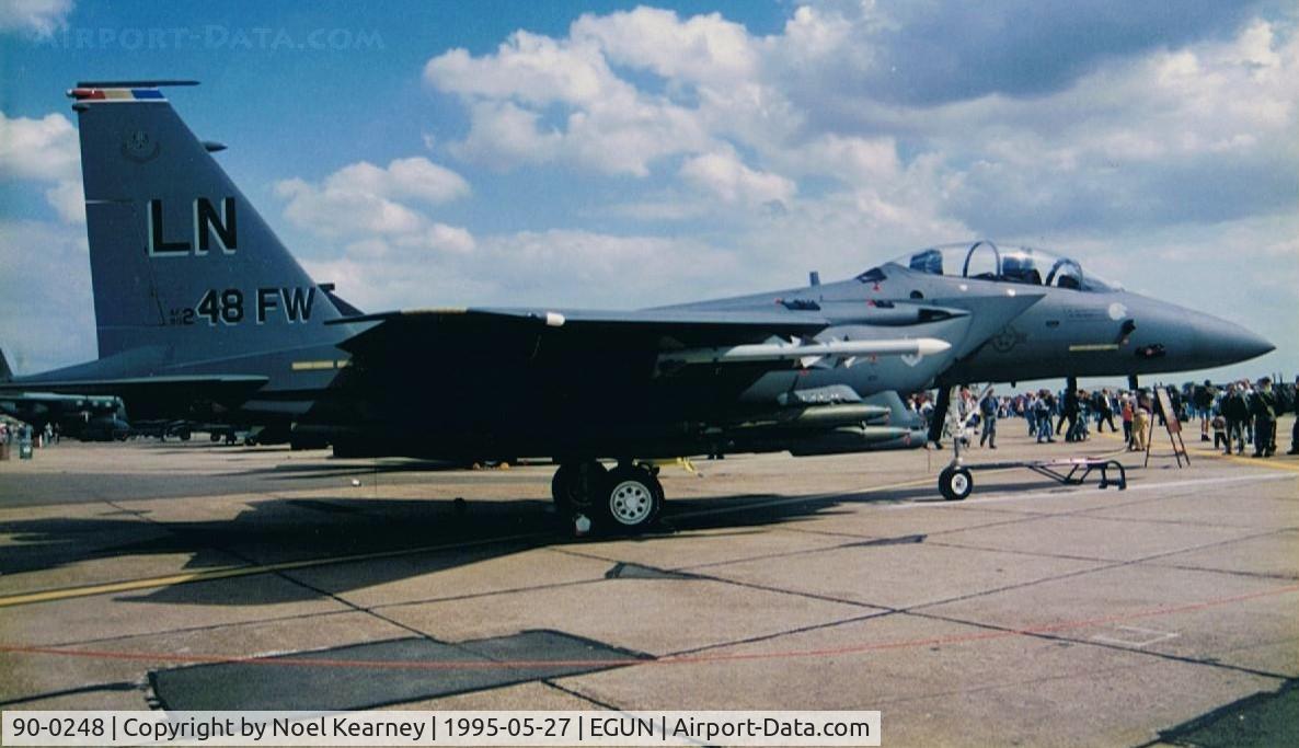 90-0248, 1990 McDonnell Douglas F-15E Strike Eagle C/N 1183/E150, U.S.A.F.