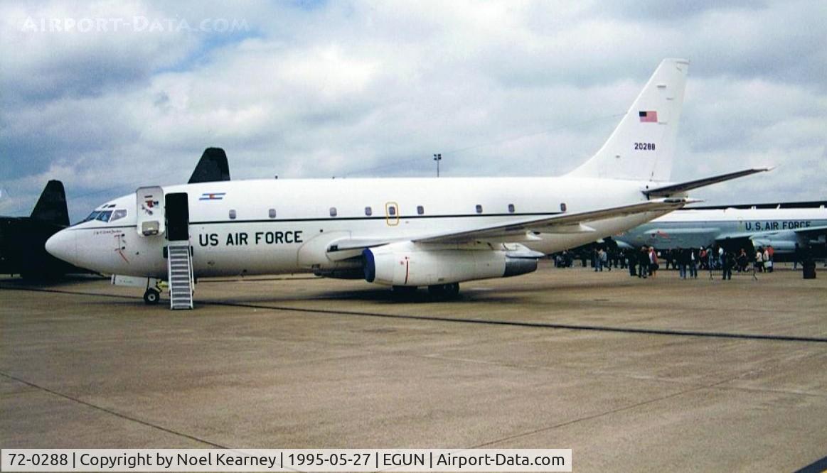 72-0288, 1972 Boeing T-43A Bobcat C/N 20695, Boeing CT-43A c/n 20695 - U.S.A.F.