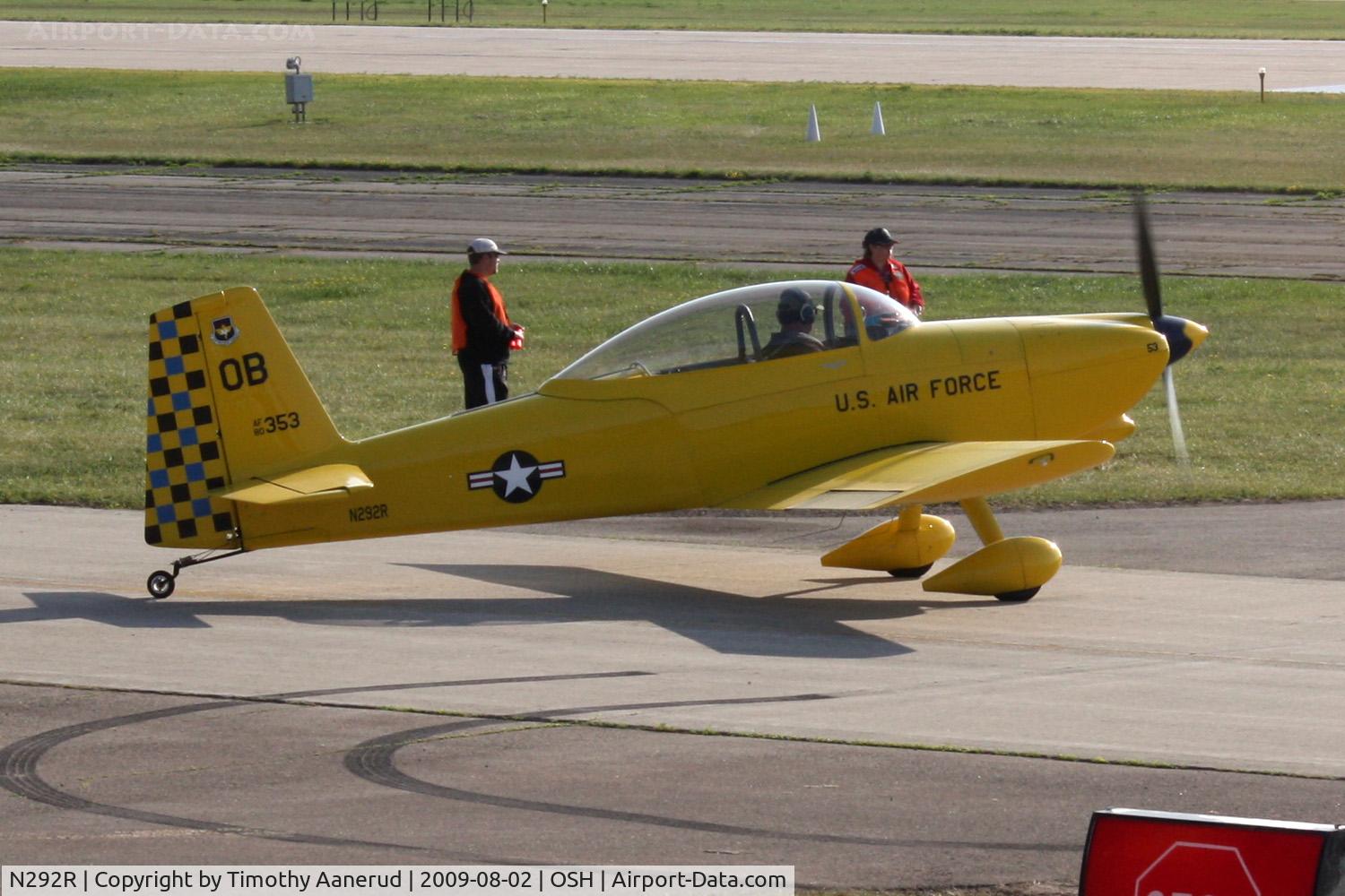 N292R, 2002 Vans RV-8 C/N 80353, 2002 RV-8, c/n: 80353