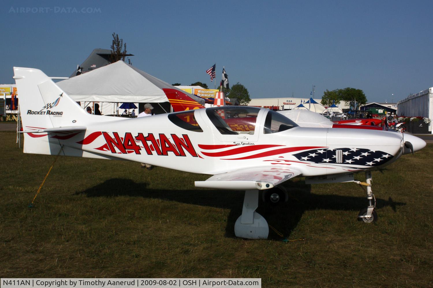 N411AN, 1990 Stoddard-Hamilton Glasair SH3 C/N 3019, 1990 Glassair SH3, c/n: 3019, AirVenture 2009