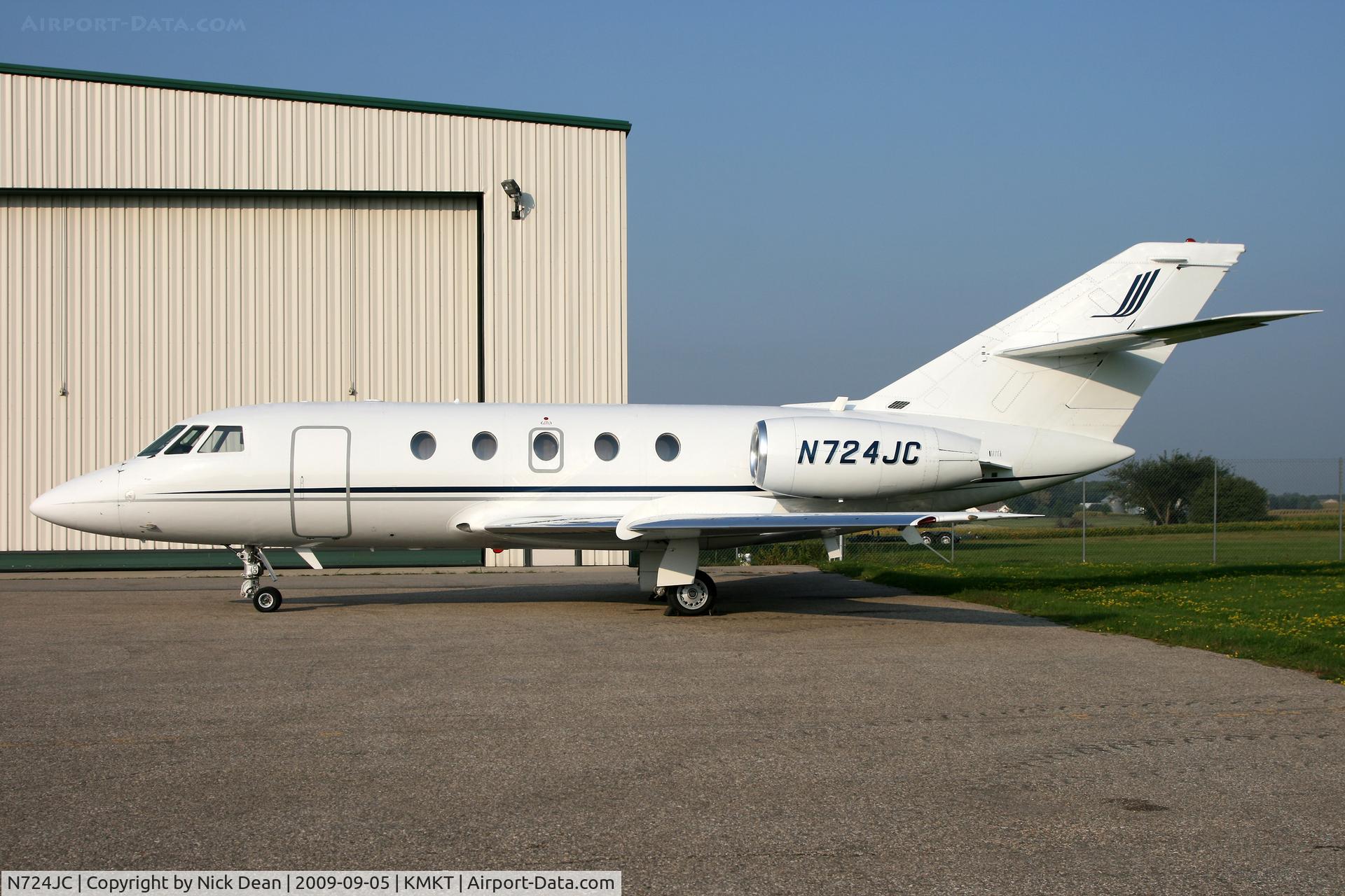 N724JC, 1974 Dassault Fan Jet Falcon (20E-5) C/N 310, KMKT