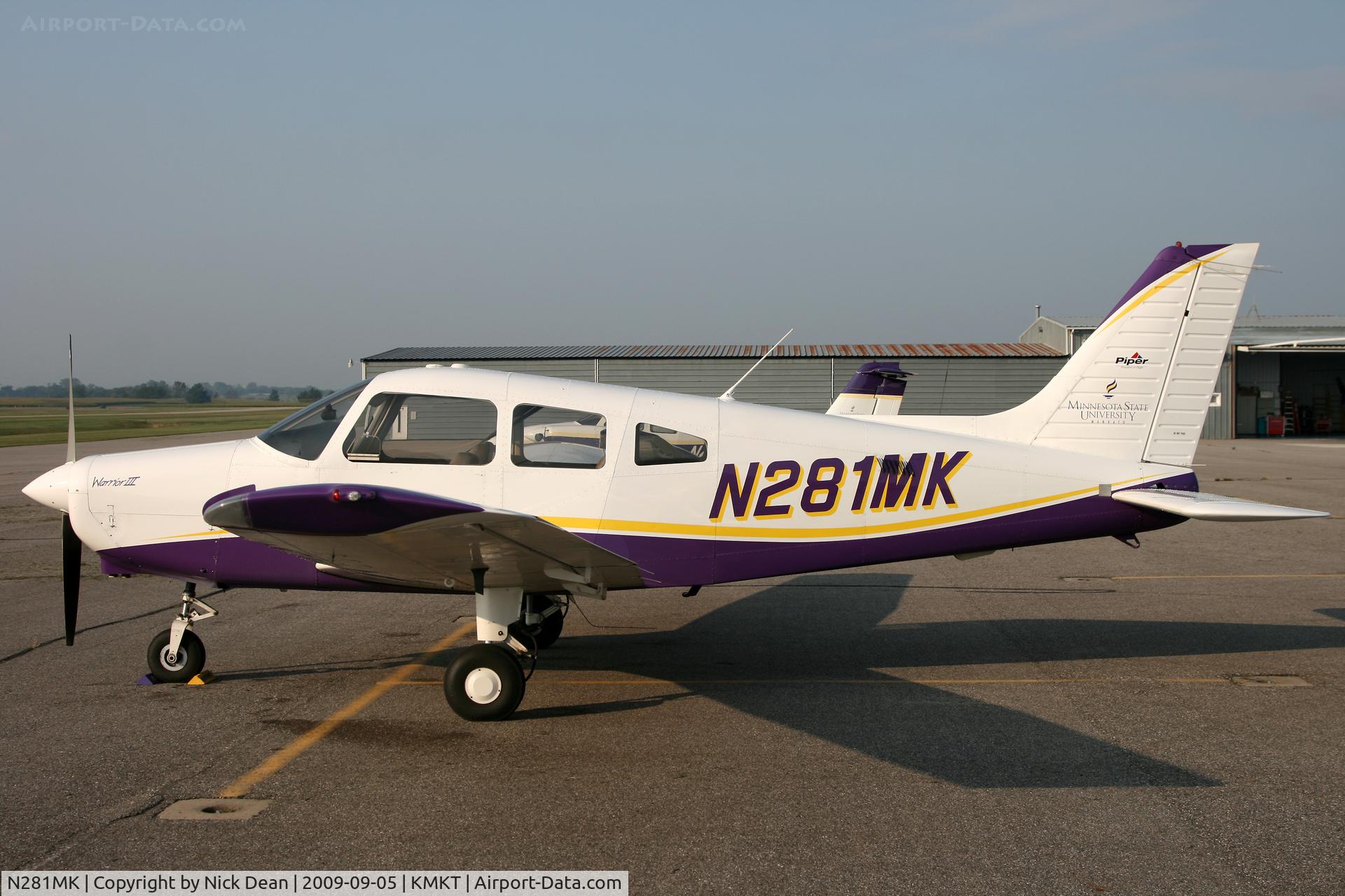 N281MK, 2006 Piper PA-28-161 Cherokee Warrior III C/N 2842260, KMKT